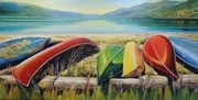 canoes in a row sunoka