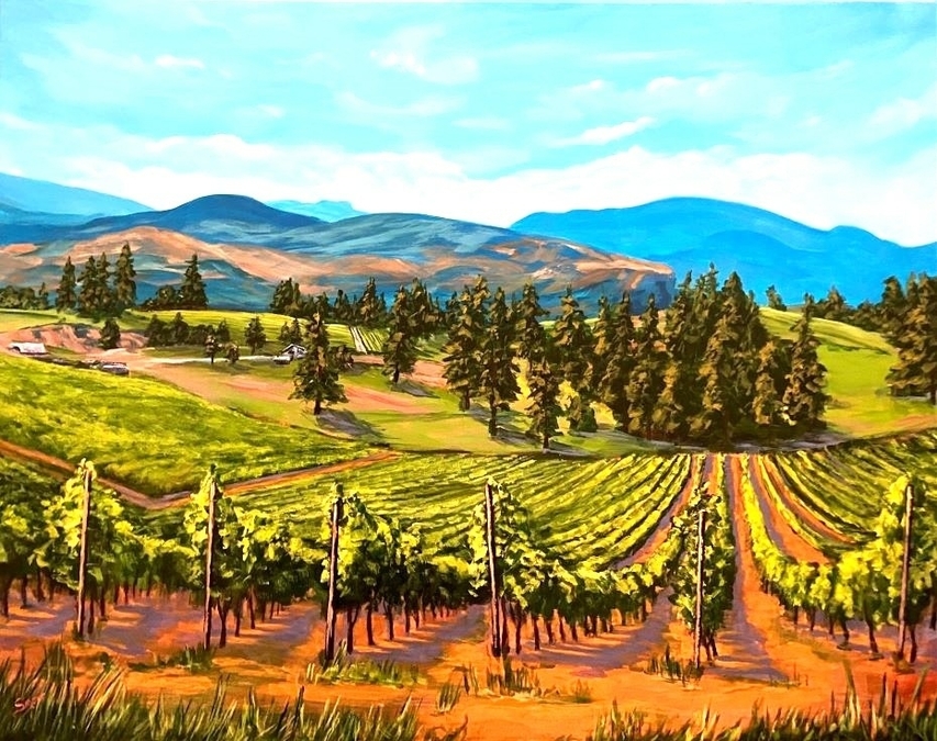 South Okanagan Vineyard 