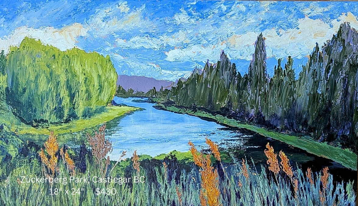 Zuckerberg Park, Castlegar BC 18 x 24 $430